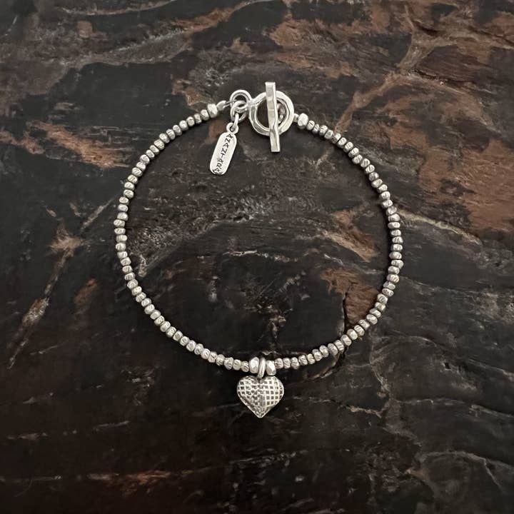 BB18 - Pulsera de corazón esponjoso para venta al por mayor de Anantara