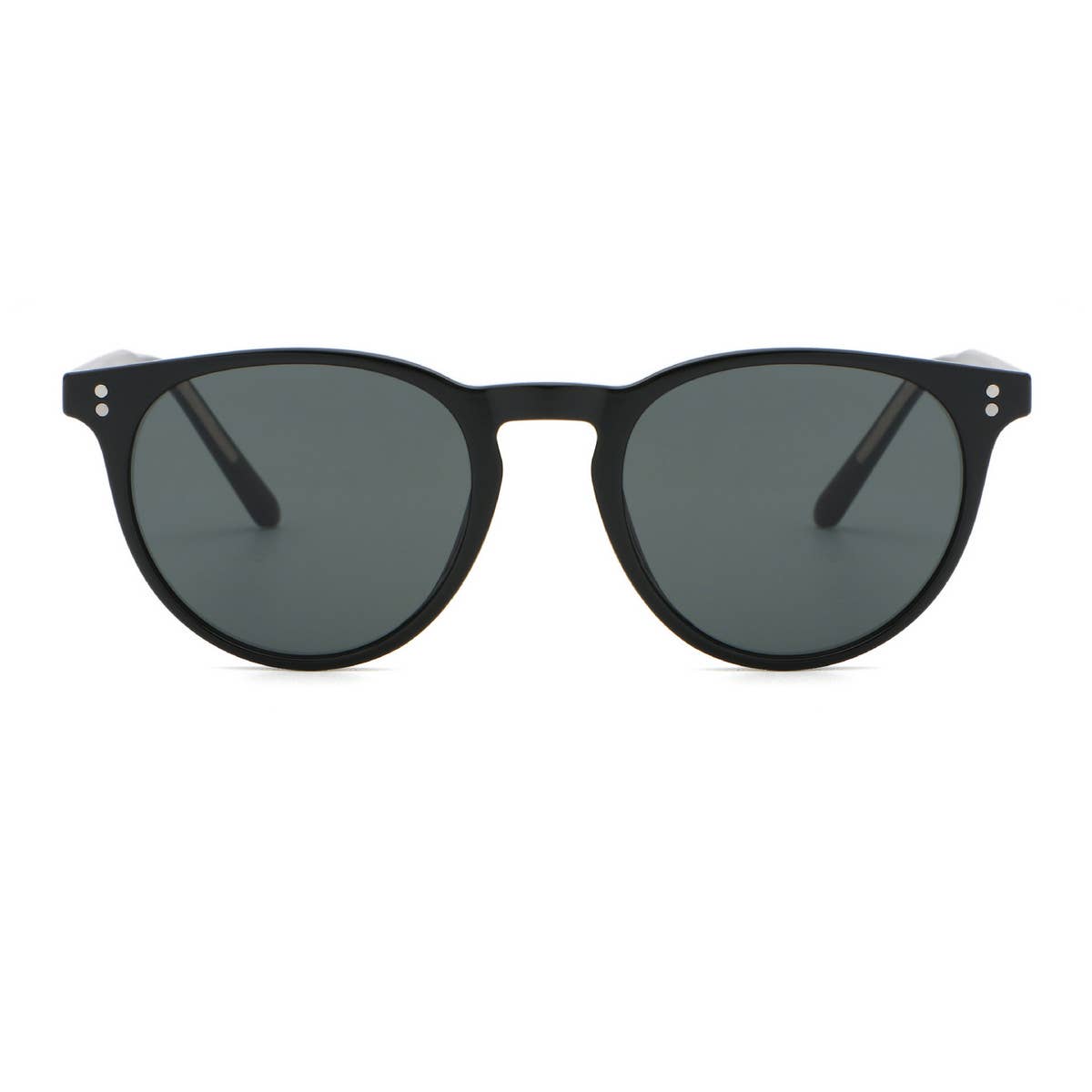 ACCITY - Wholesale Sunglasses - Unisex - FASHIONABLE FAUX ACETATE ROUND FRAME SUNGLASSES_CWASG05060