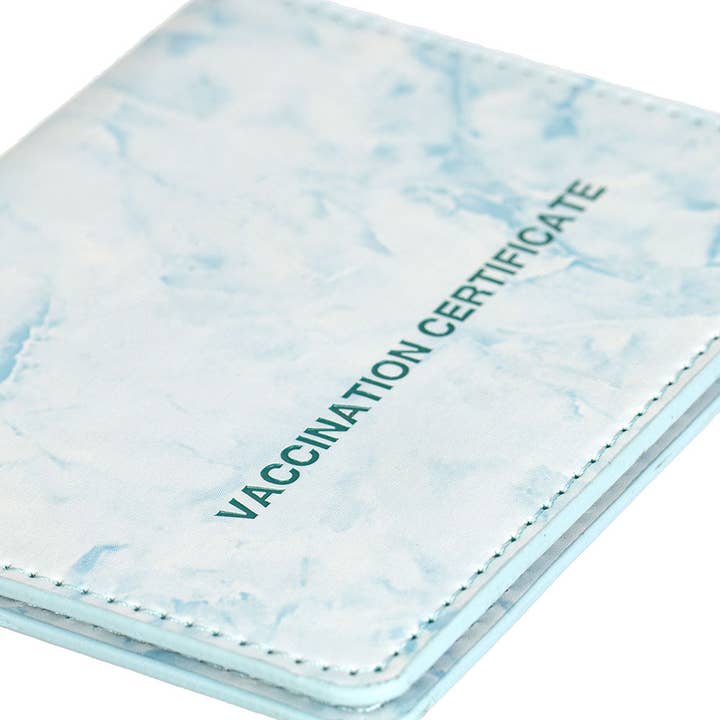 Ole - Wholesale Card Holder - Women's - Marbling Vaccine Card Holder HB159031