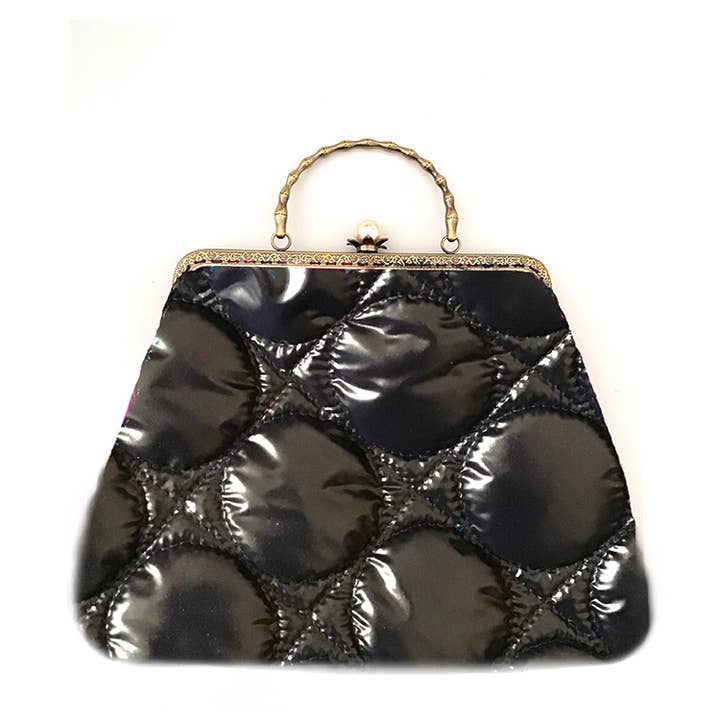 Maria Sole Rodriguez - Wholesale Clutch Bag - Women's - Bassoon Perla Medium, bag with pearl, handmade, Italy19