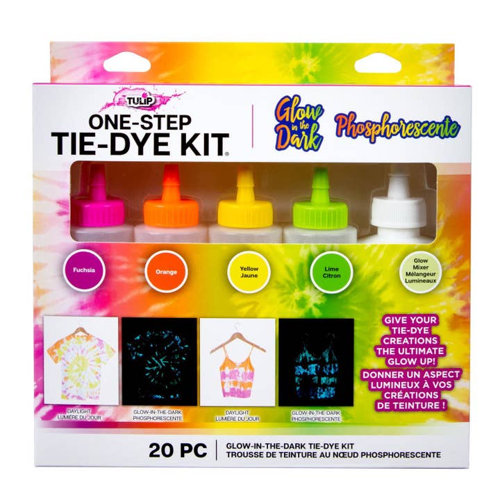 Tulip - Wholesale DIY Craft Kit - Tulip Glow-in-the-Dark 4-Color Tie-Dye Kit