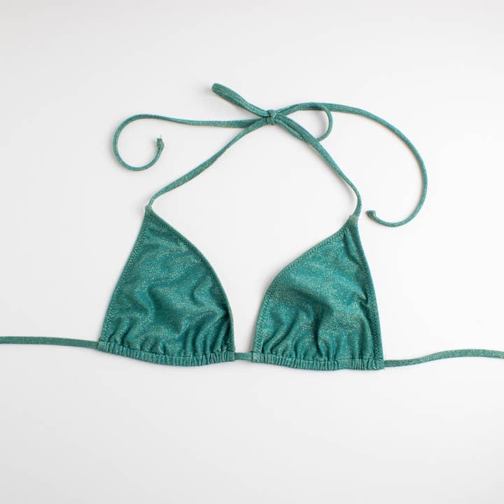 Triangolino Glitter Groen voor wholesale door Helis Brain