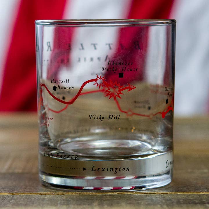 Battle Road Whiskey Glass for wholesale by Liberty & Co.