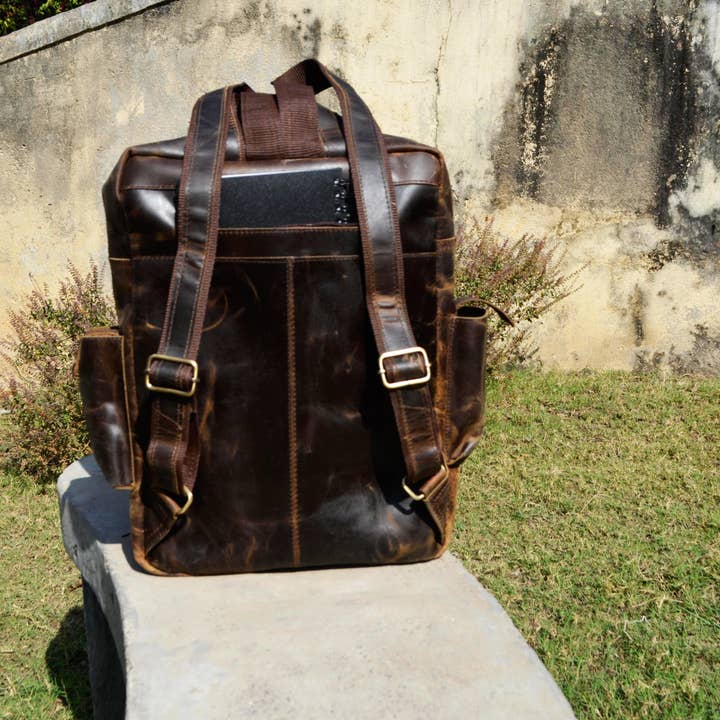 Billion Brothers - Wholesale Backpack - Unisex - Leather Backpack Rucksack Laptop Daypack Everyday Bag 4