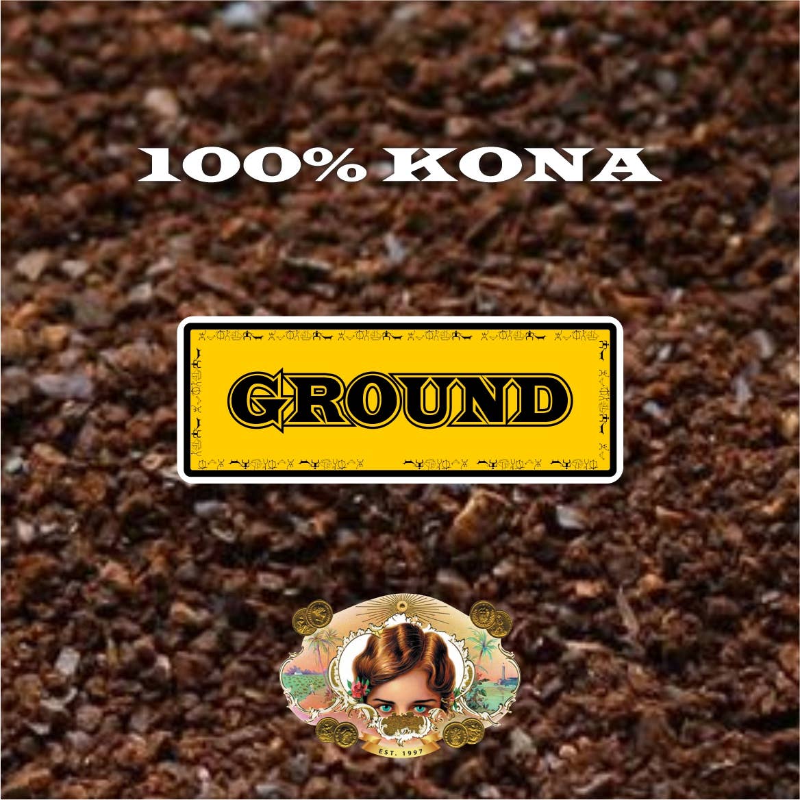 Hula Girl Products - Wholesale Coffee Beans - Hula Girl 100% Kona Coffee 7oz(198g) – Box of 6/10/20 Bags7