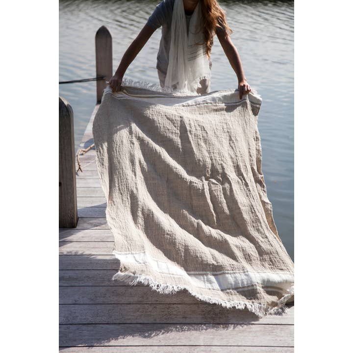Libeco Home - Wholesale Throw Blanket - The Belgian Towel Fouta 110x180cm33