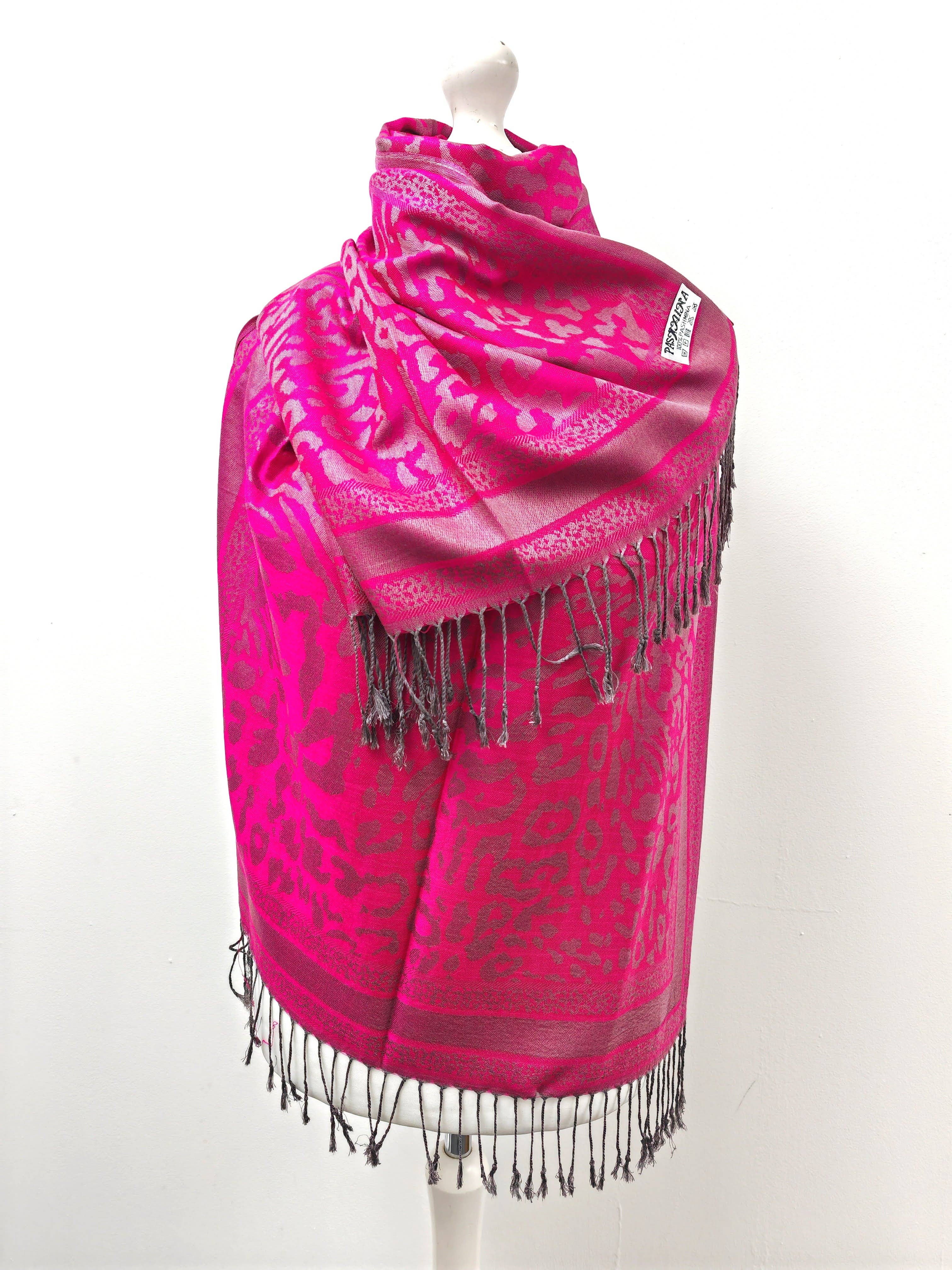 Superbia – wholesale Scarf – Women's – Super Soft Pashmina Scarf Shawl Wrap-2503 Animal Print9