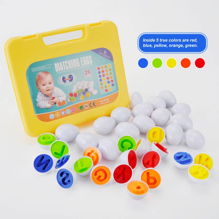 AZ Trading & Import (Toys, RC Toys & More) - Wholesale Toy Set - Kids - Letters Matching Eggs 26PCS ABC Alphabet Color Sorter Puzzle17