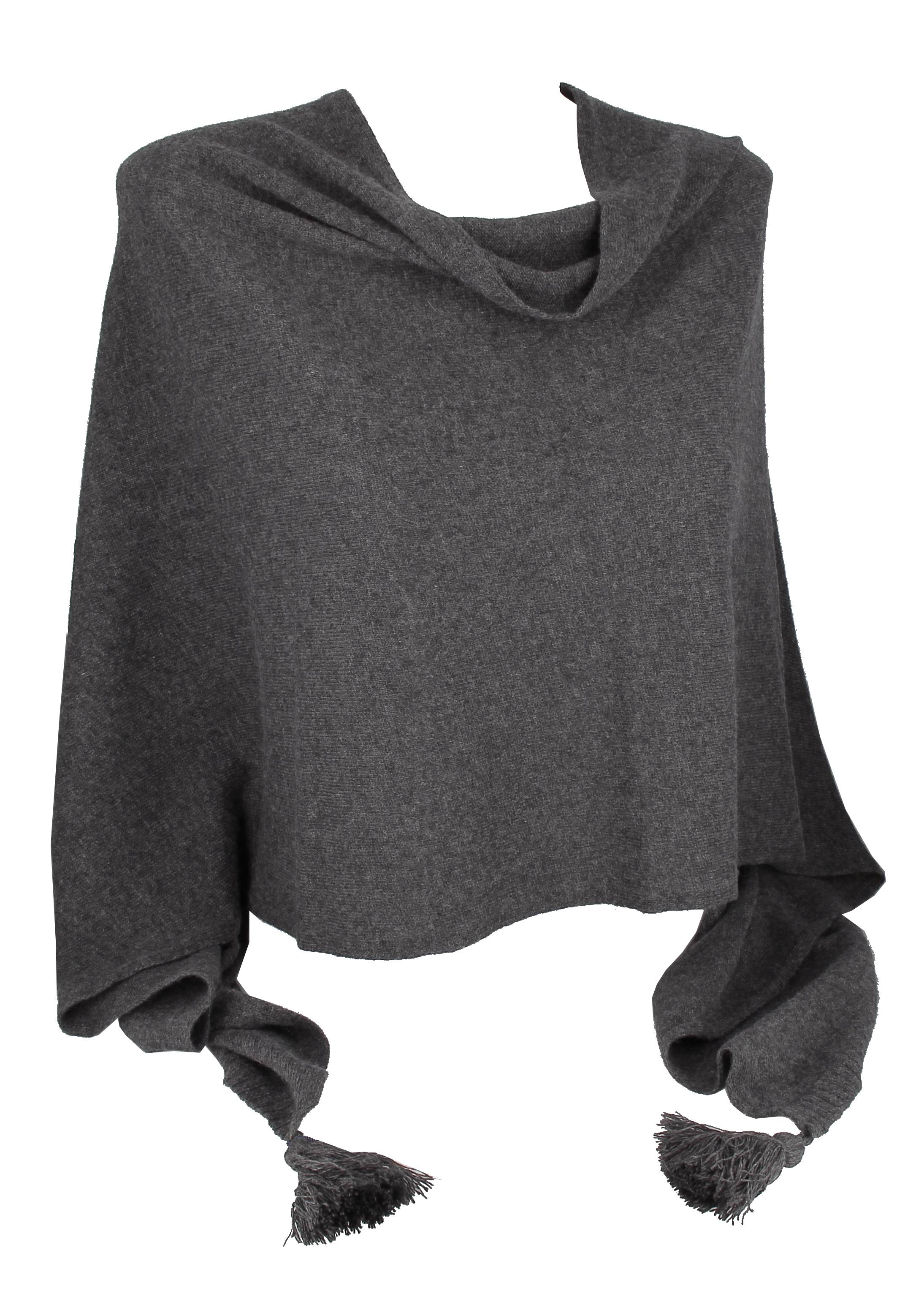 M BY FLECHET - ESSENTIALS - ALP1 - Wholesale Poncho - Women's - MERINO WOOL & CASHMERE PONCHO - 2HS2025