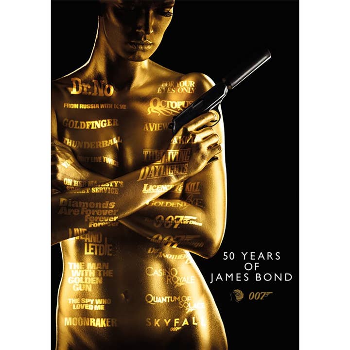 Carte postale James Bond - 50e anniversaire pour la vente par Pyramid International