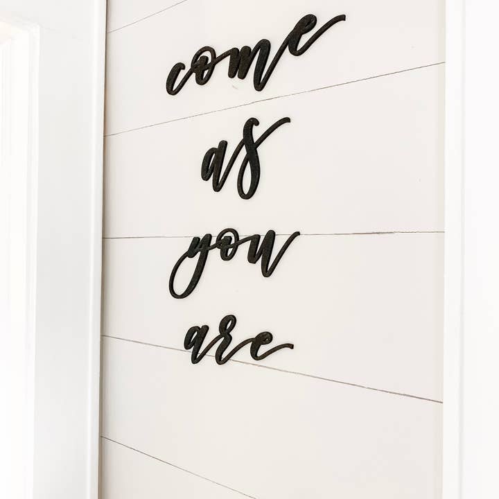 SBG Co. - Wholesale Sign - Come as you are3