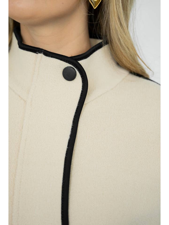 Stellino - Wholesale Jacket – Women's - Aspen Jacket | Beige - Blk2