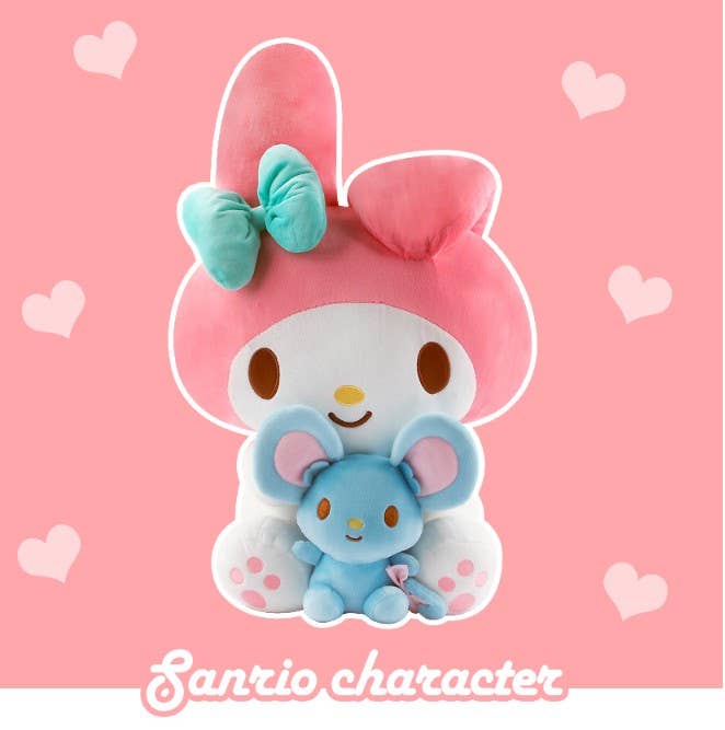 K-Wonderland - Wholesale Stuffed/Plush Toy - Kids & Baby - Sanrio Characters Soft Deco Plushes with Cake, Friends- 45cm12