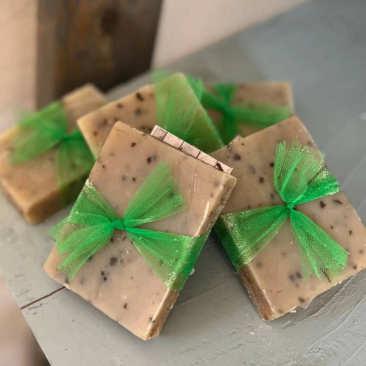 Eucalyptus Leaf Goat Milk Soap for wholesale by Evans’ Acres Mini Farm - Goat Milk Skin and Hair Products