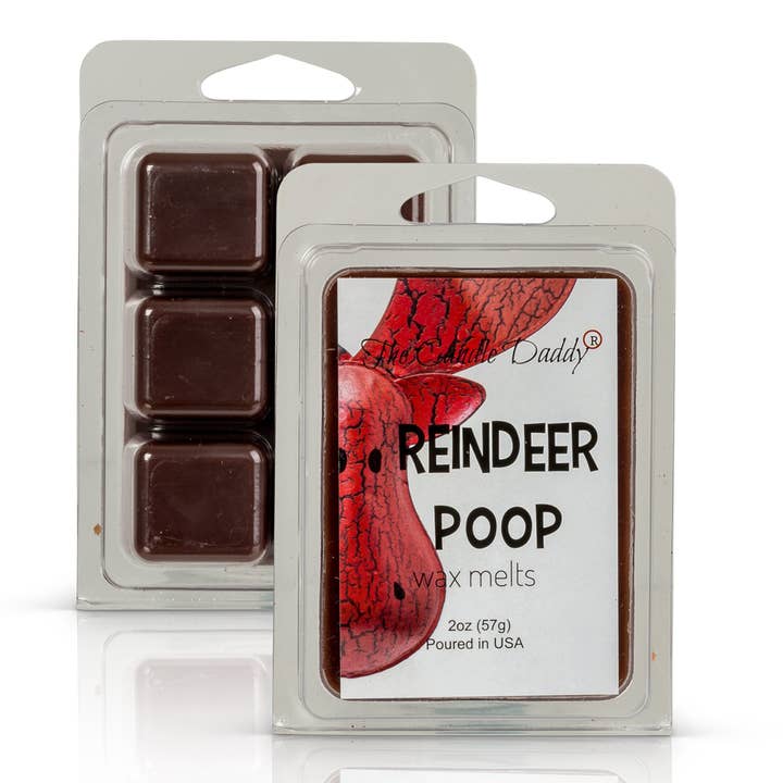 Reindeer Poop - Funny Christmas- Coffee Scented for wholesale by The Candle Daddy
