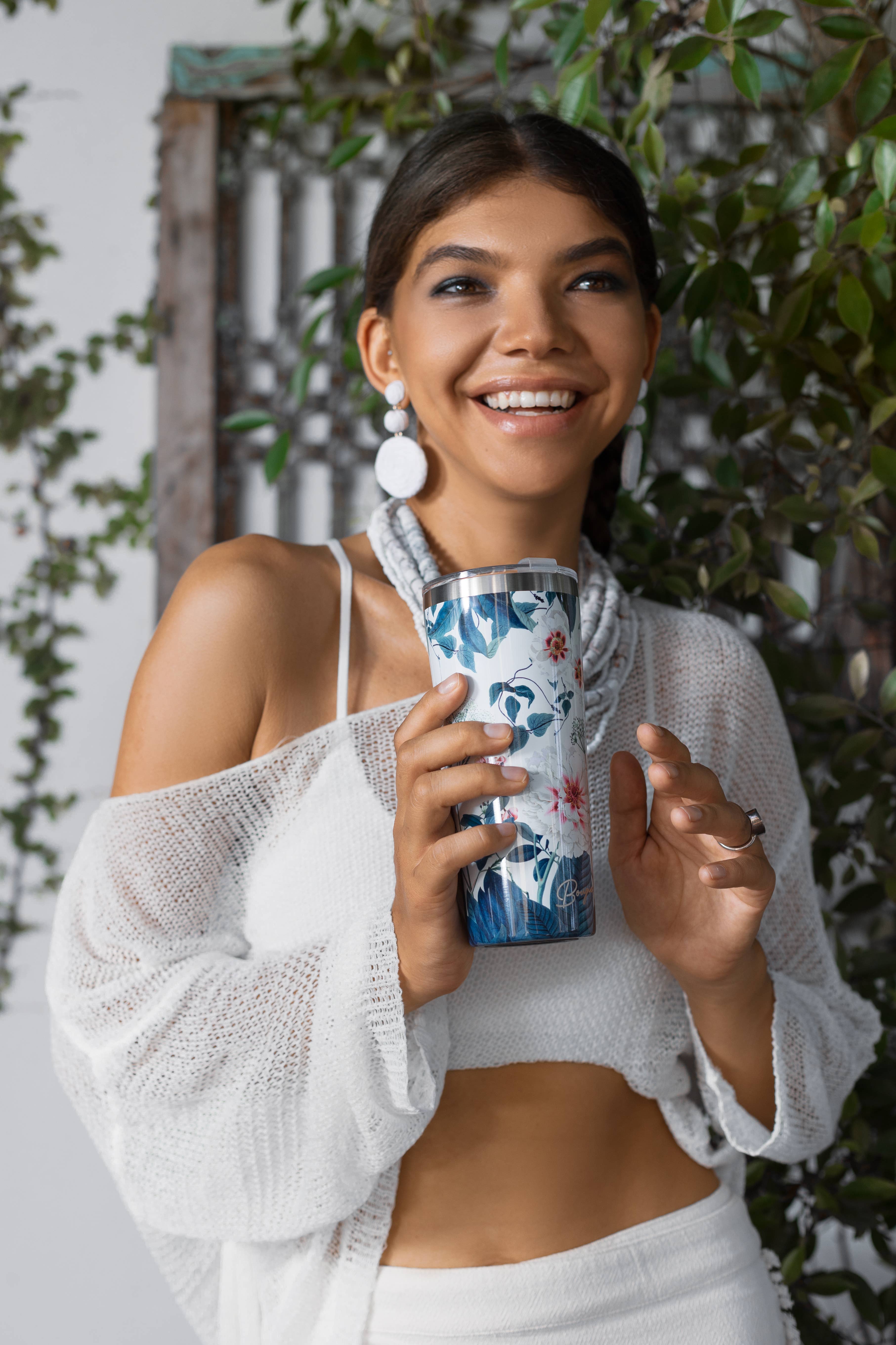 My Bougie Bottle - Wholesale Insulated Mug/Tumbler - Peony – Blossom Insulated Tumbler | 22oz4