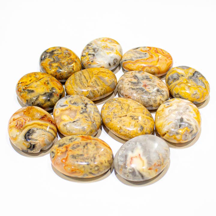 Quasar Gems USA - Wholesale Spiritual Stone/Crystal - Crazy Lace Agate Pillows 1KG