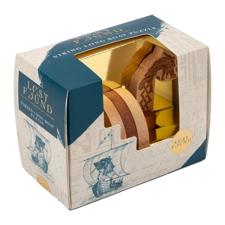 Viking Long Boat Puzzle for wholesale by Professor Puzzle USA, Inc.