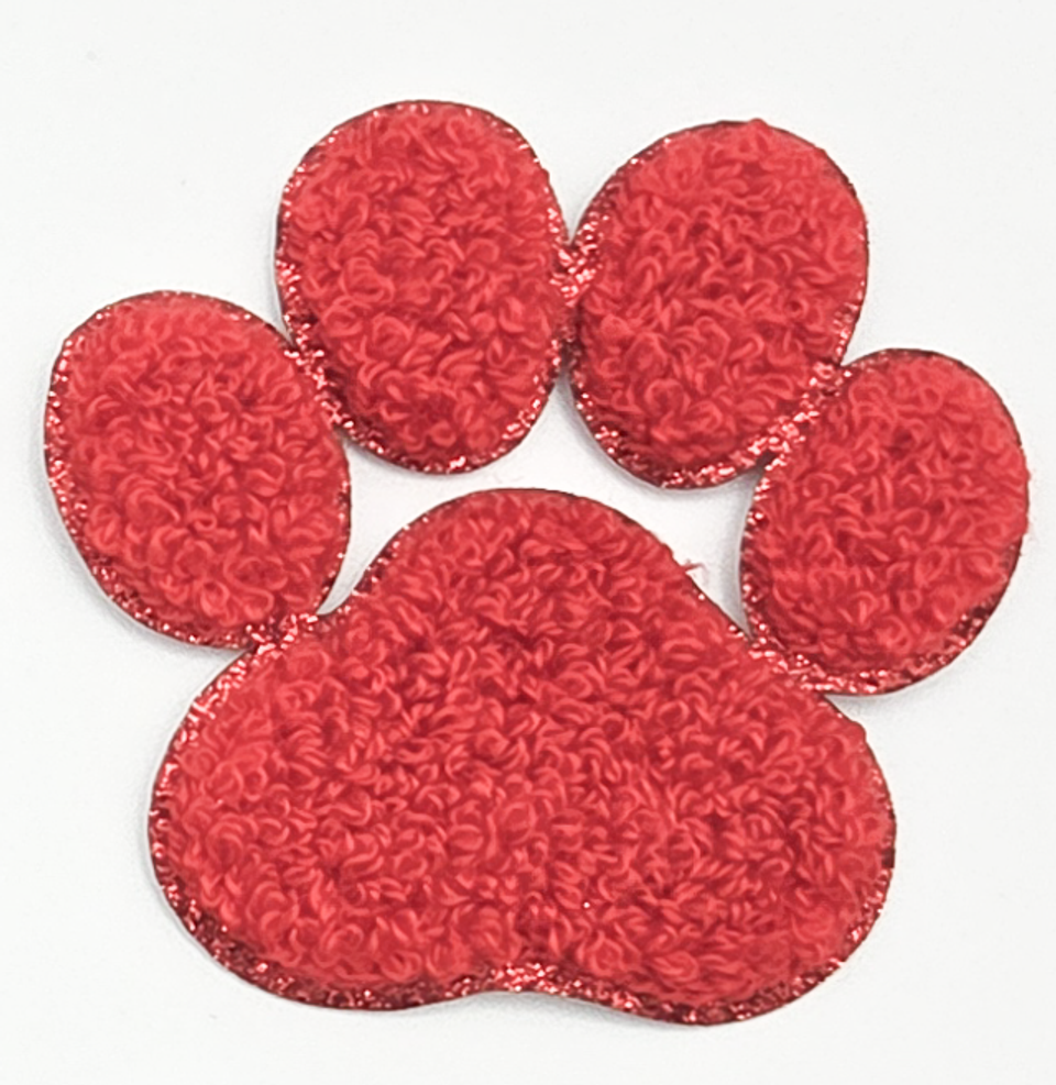 Trendy Transfers - Wholesale Patch - Chenille Paw Print HAT/POCKET Patch9
