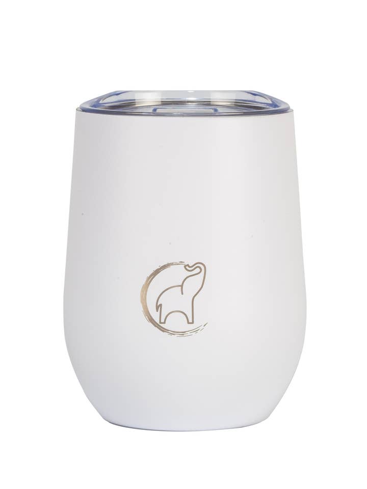 Tumbler - Dove White for wholesale by The Trunk Bottle Company