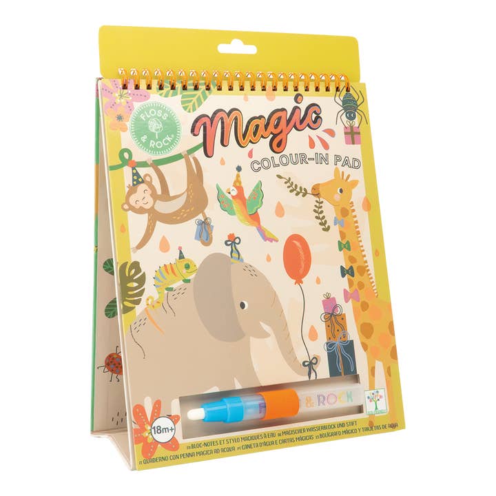 Magic Color Changing Watercard Easel and Pen - Jungle for wholesale by Floss and Rock - UK/EU