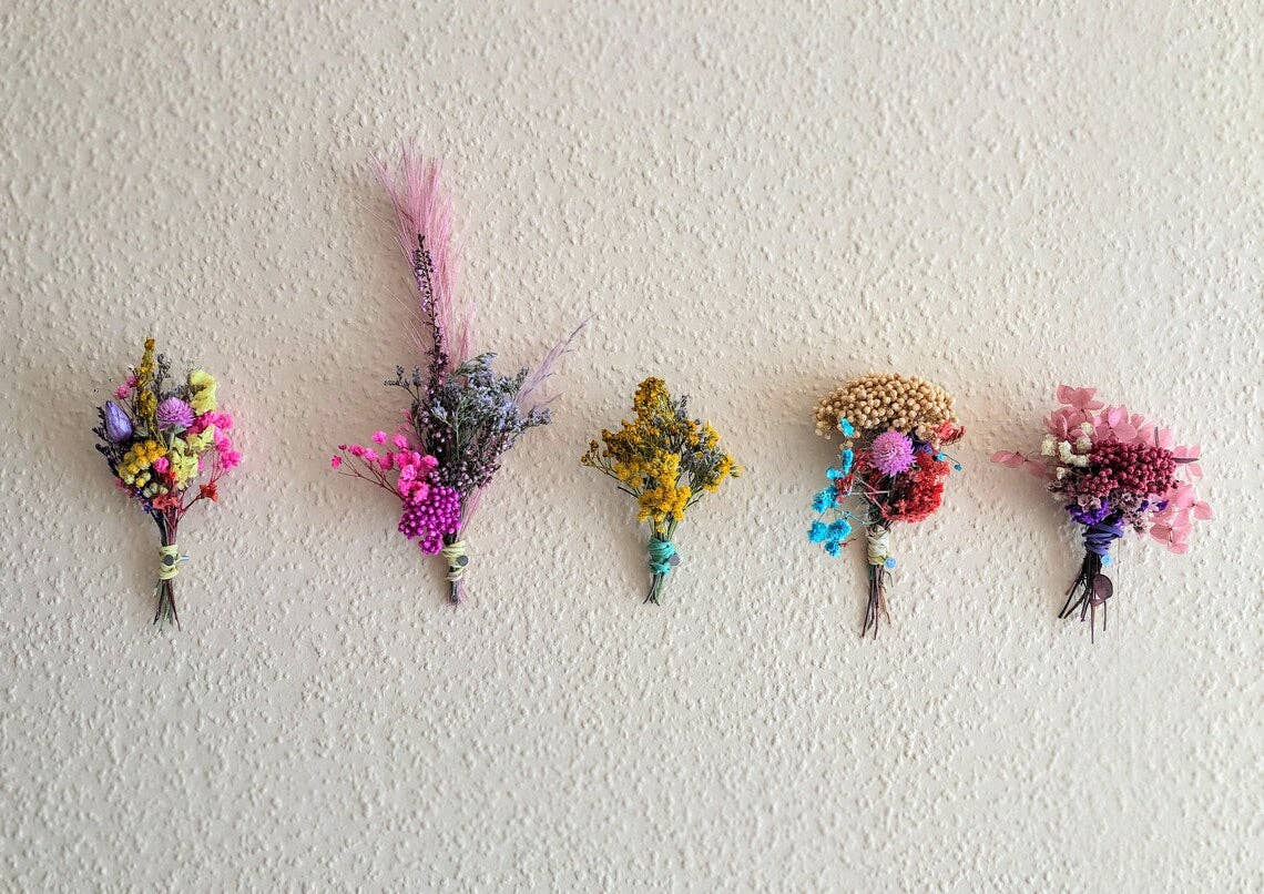 Kunstharz.Art - Venta al por mayor Kit de manualidades - Set de flores secas para decoración de jarrones, manualidades y coronas DIY7