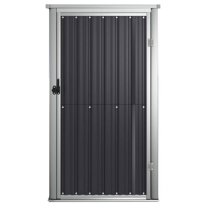 Greenwestons - Wholesale Outdoor Ornament/Decor - Green's Garden Tool Shed Anthracite 34.6"x35"x63.4" Galvaniz