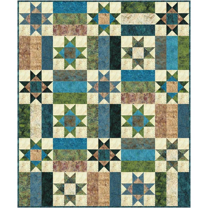 Needle in a Hayes Stack - Wholesale Quilt - Willow Stars2