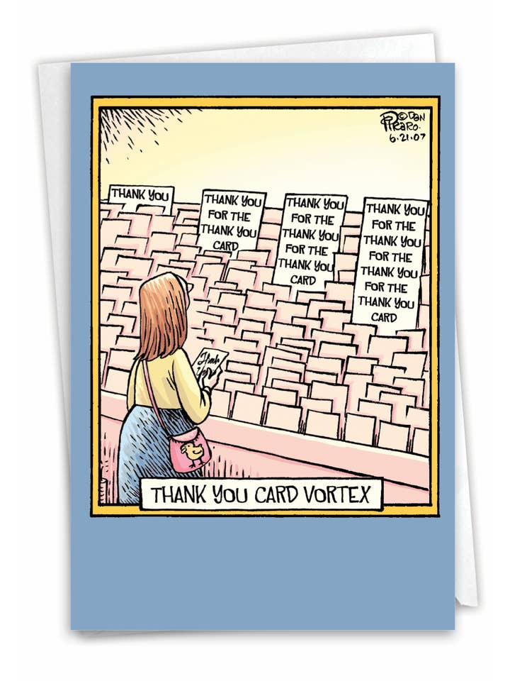 Tarjeta de agradecimiento - Tarjeta de agradecimiento Vortex para venta al por mayor de NobleWorks