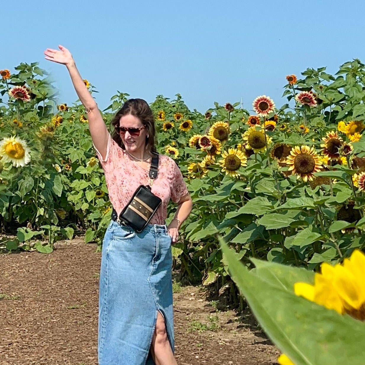 Beaudin - Wholesale Belt Bag - Women's - Bella Belt Bag In Black Leather | Upcycled LV3