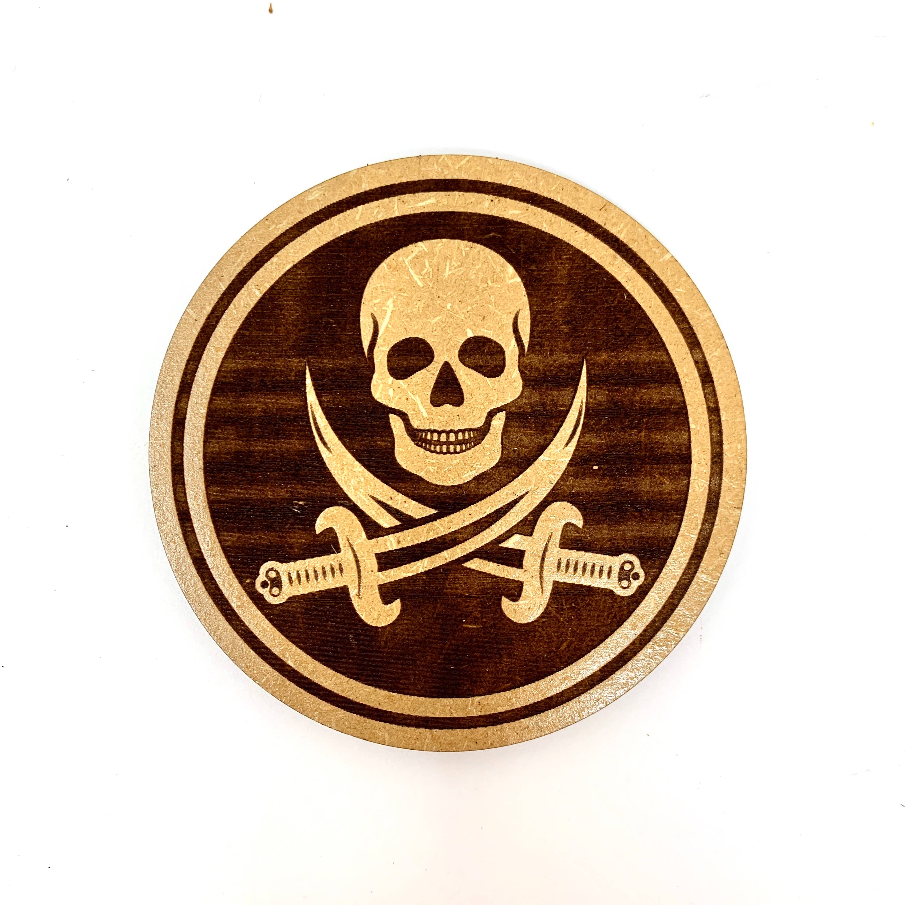 Insert Brand Here Shop - Wholesale Coasters - Drink Coaster - Pirate Skull
