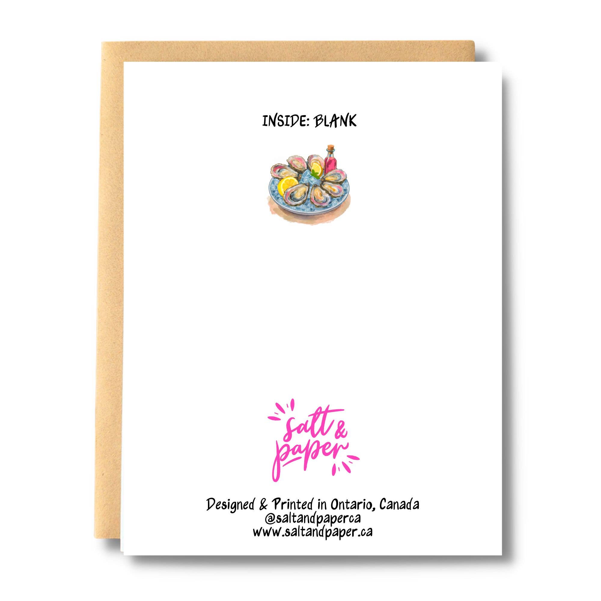 Salt & Paper – Engroshandel Lykønskningskort – Shuck Yeah! Østerskort1