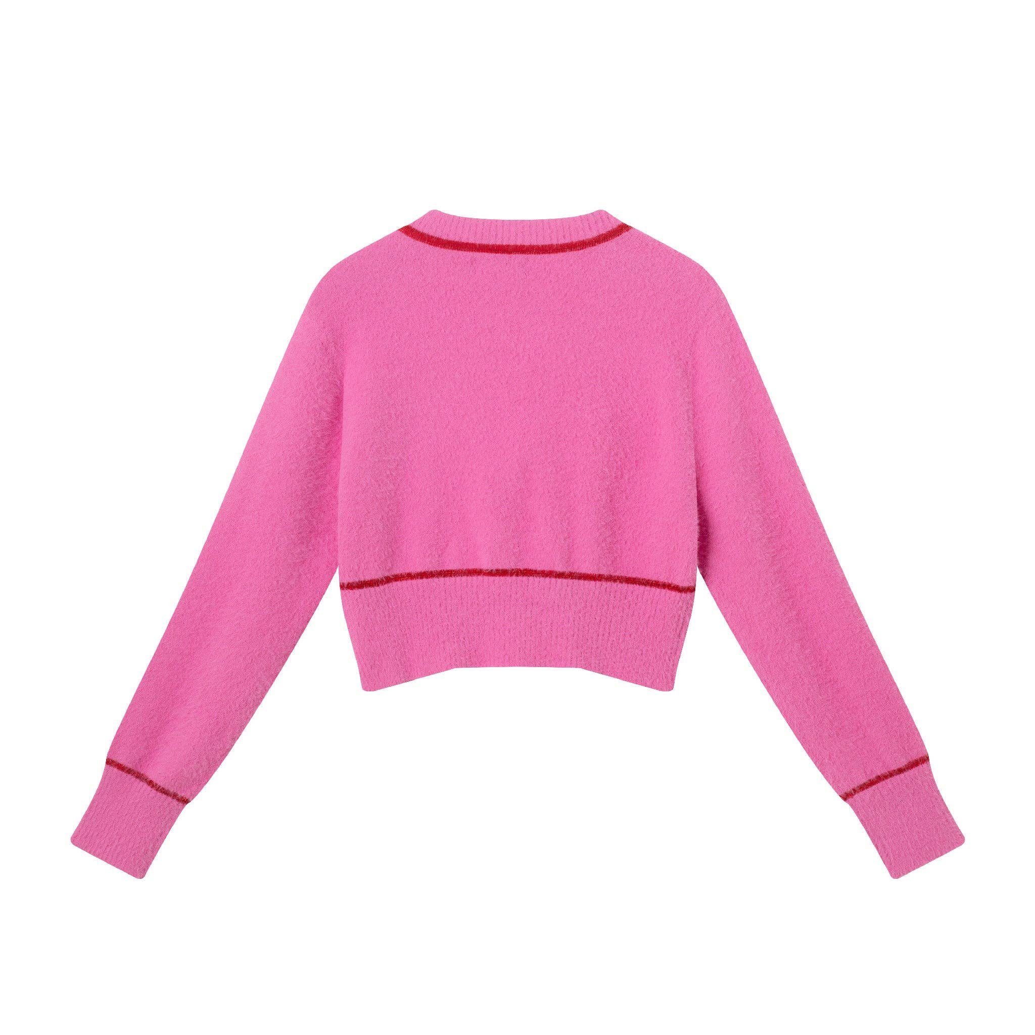 Big Kids Cardigan Sweater with Bow | Pink Eyelash for wholesale on Faire3