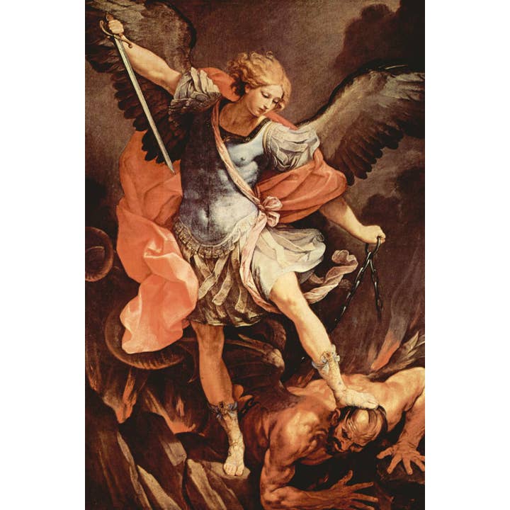 Guido Reni Michael Arcangel Poster 12x18 for wholesale by Gotham Gifts