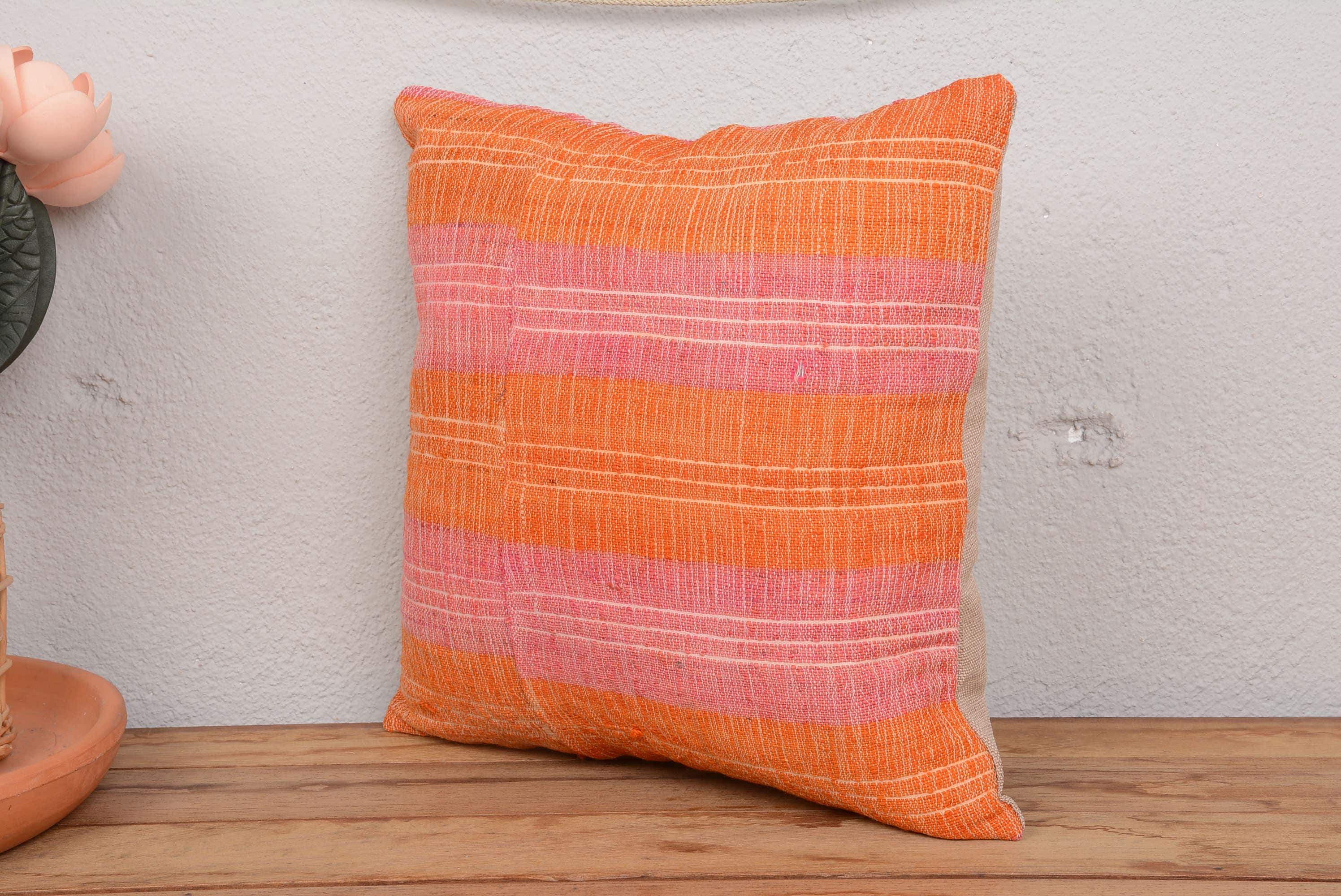 Kilim Pillow Decors - Wholesale Throw Pillow Cover - Vintage Striped Kilim Pillow Cover 14x143