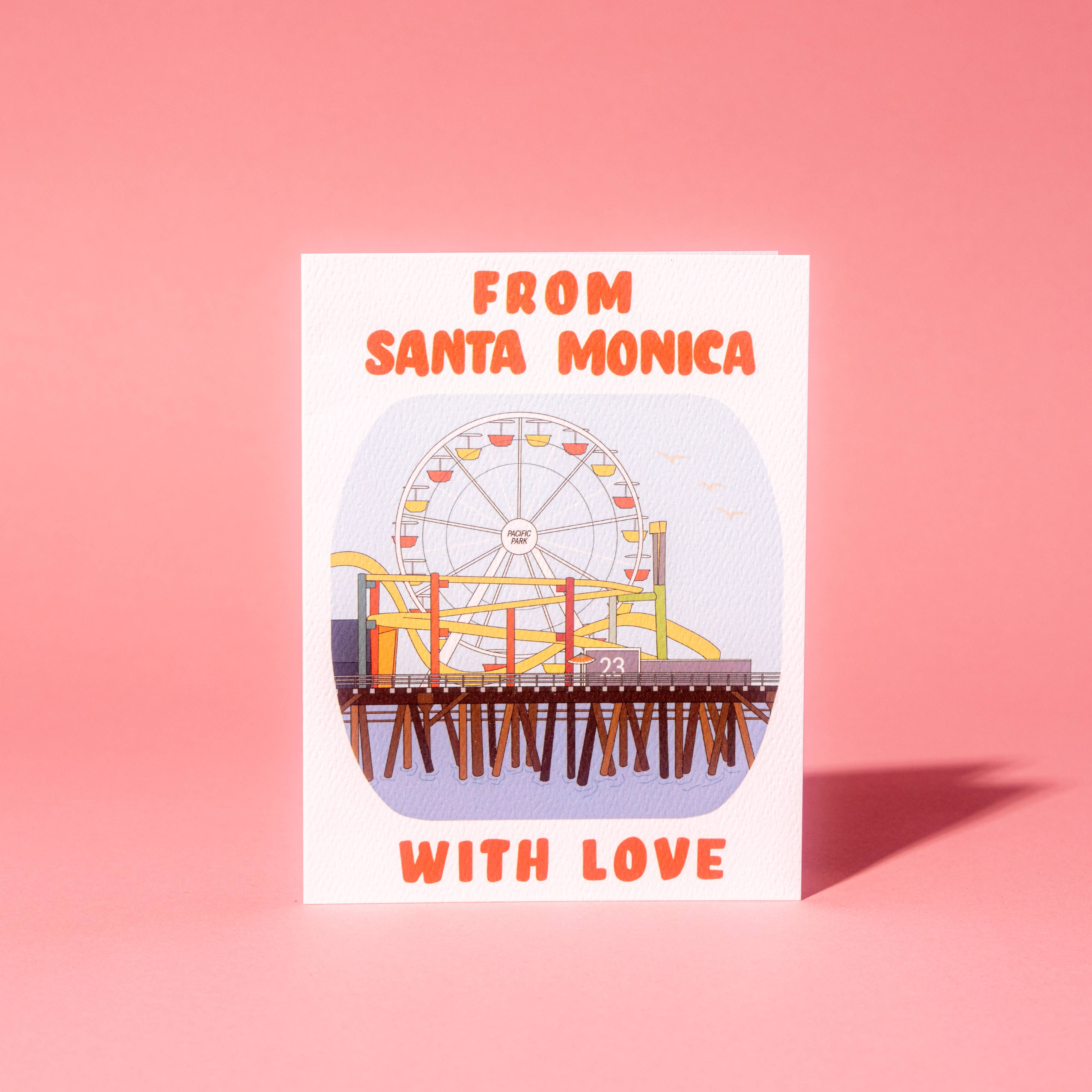 Illustrating Amy - Vente Cartes de déclaration d'amour - De la carte du quai de Santa Monica2