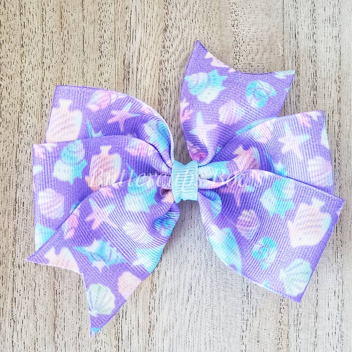Sea Creatures Twist Bow for wholesale by Buttercups Bows