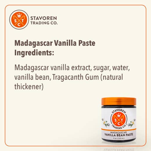 Stavoren Trading - Wholesale Vanilla/Fruit Extract - 16 oz Gourmet Madagascar Vanilla Bean Paste2