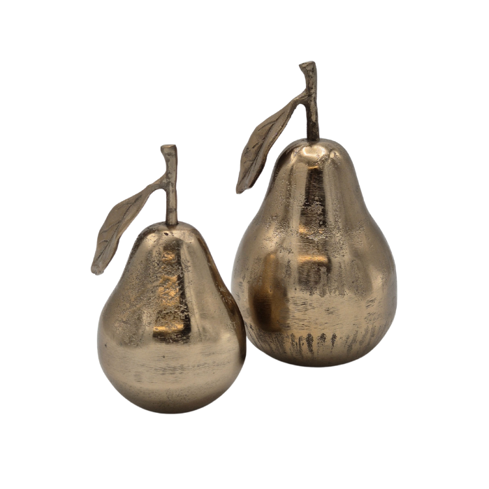 ADC Eindhoven - Wholesale Decorative Tabletop Object - Deco. Pear - S - Shiny Champagne3