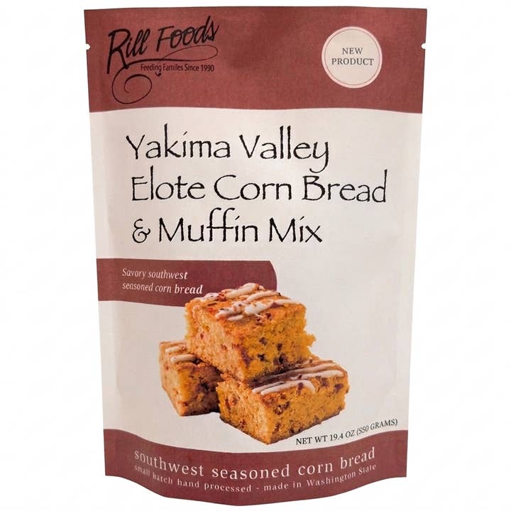 Pain de maïs Elote de la vallée de Yakima pour la vente par Rill Foods