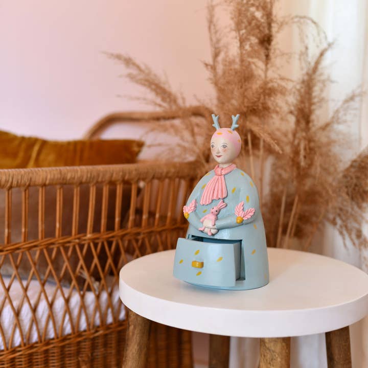 Boite à bijoux pour enfant Mme Daim pour la vente par L'Oiseau Bateau