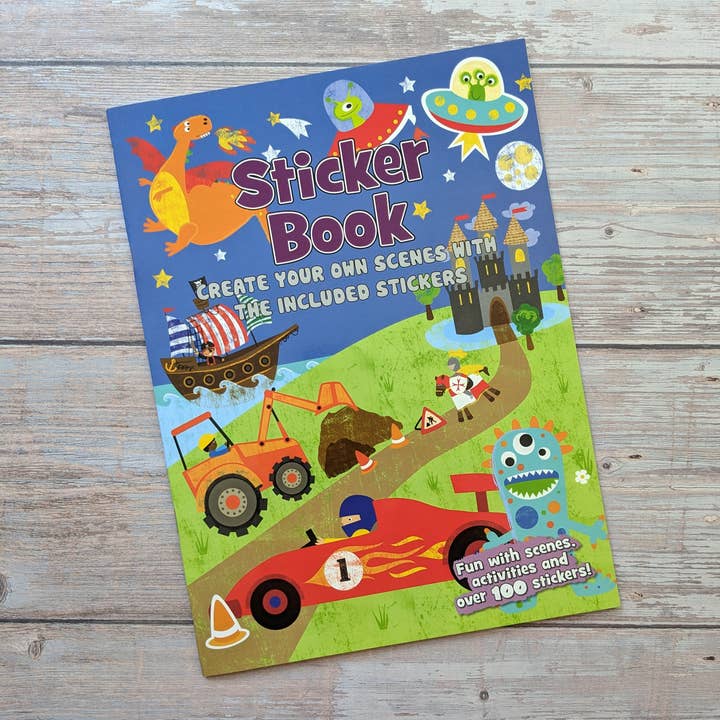 Robert Frederick Ltd - Wholesale Sticker - Kids & Baby - Boys - Create the Scene Sticker Book