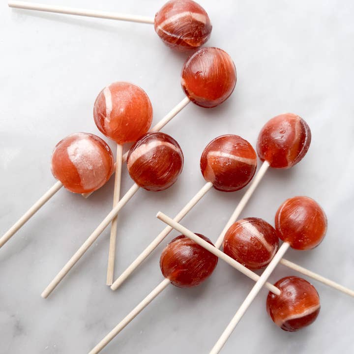 Large Lollies: Creamy Rootbeer Float Lollipop Candy for wholesale by Candy Making Co.