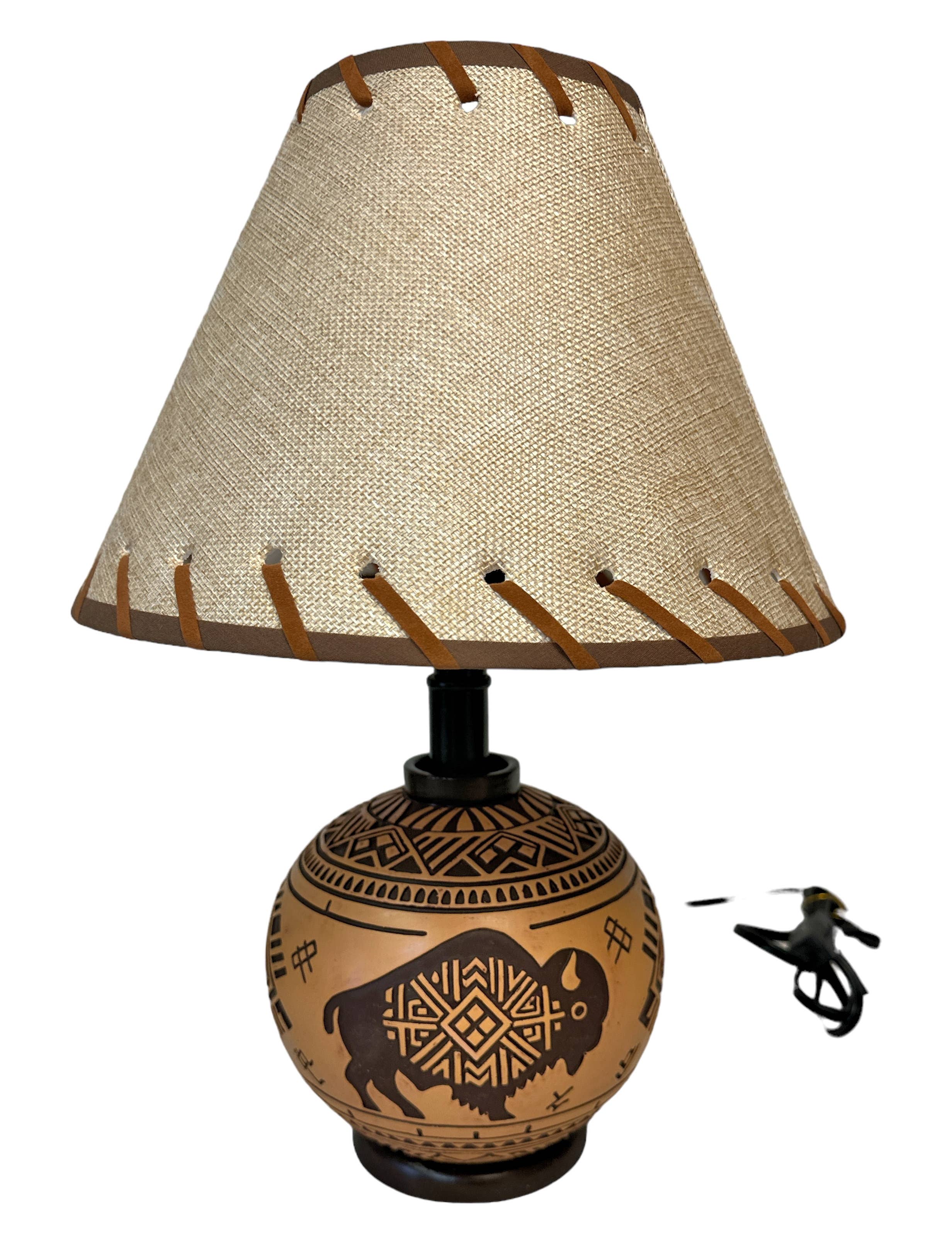 De Leon Collections - Wholesale Accent/Desk Lamp - BUFFALO POT DESK LAMP3