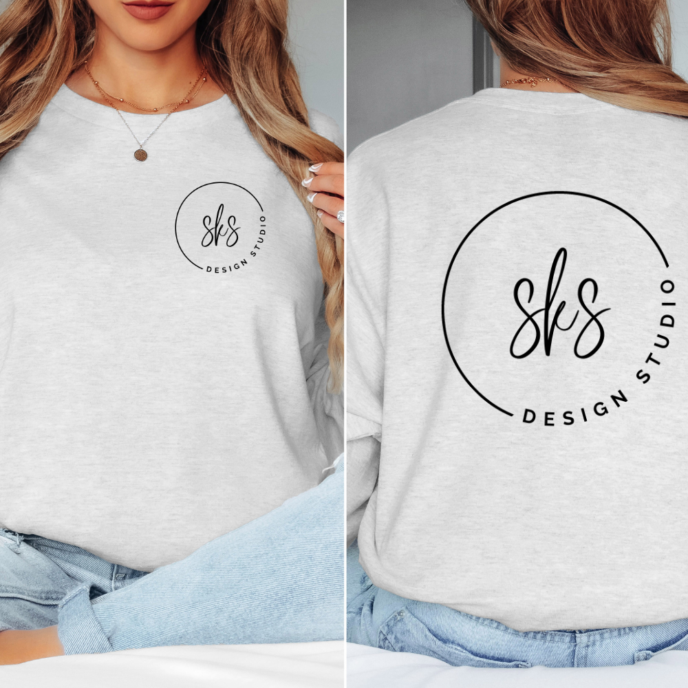 SKS Design Studio - Wholesale Screen Printed T-Shirt - Women's - CUSTOM LOGO | Unisex Long Sleeve Shirt [GILDAN]0