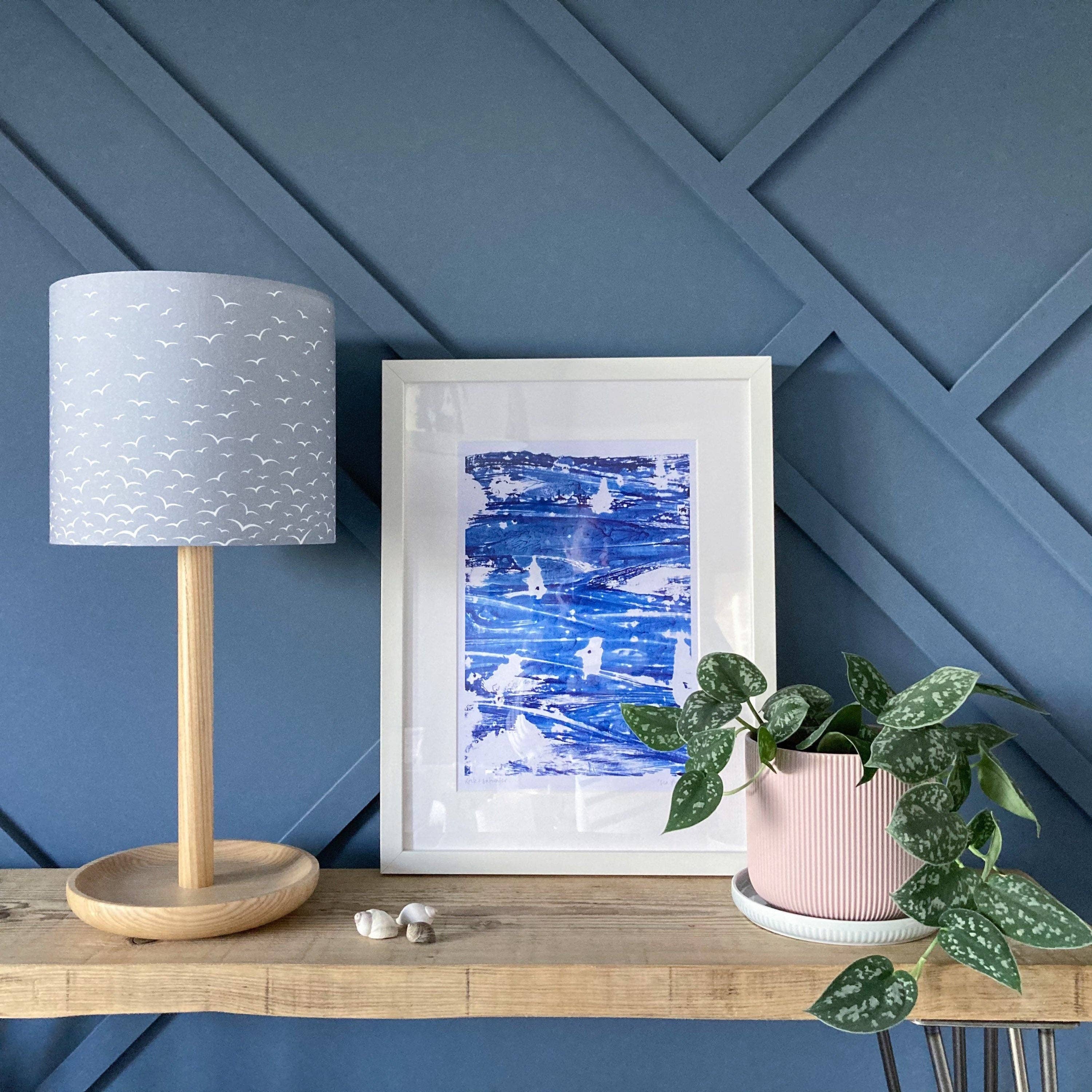 Rock & Saltwater – wholesale Art print – Sea Print A4 unframed print from original monoprint0