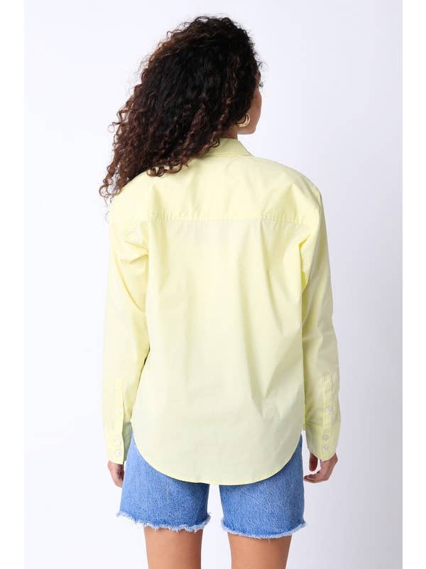 Olivaceous - Wholesale Button Down Shirt - Women's - Blair Top3