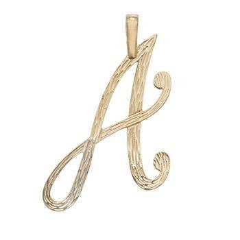Geblafd Script Initiaal Hanger voor wholesale door Anna Lou of London