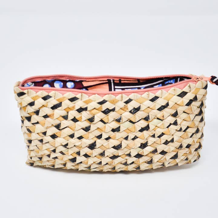 Palm Leaf Clutch / Phone Purse for wholesale by Villages Wholesale
