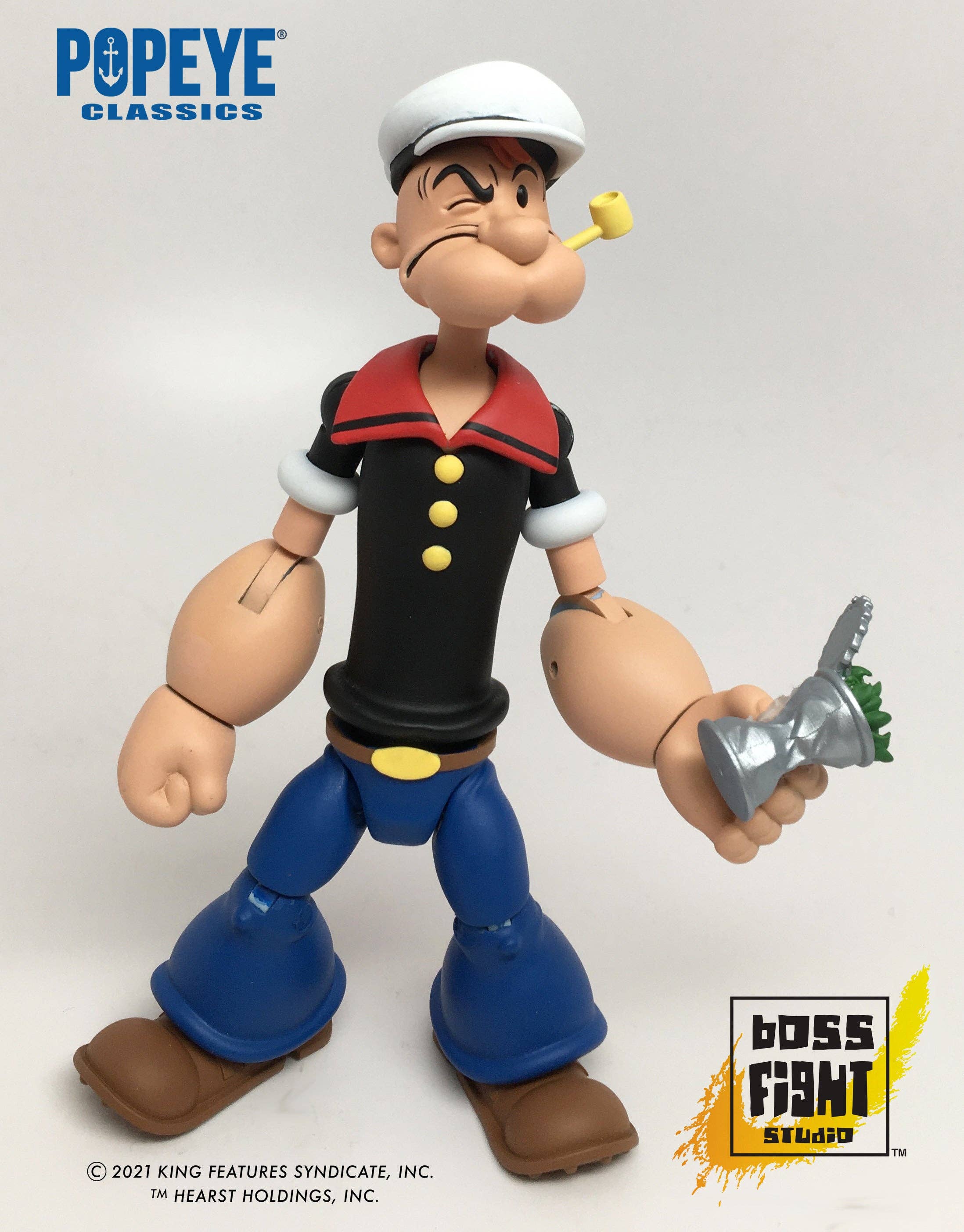 Boss Fight Studio Llc - Wholesale Figurine Toy - Kids - Popeye Classics Action Figure: Popeye the Sailor Man8